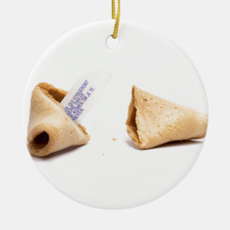 fortune cookies ceramic ornament