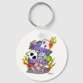 Fortune Favours Keychain