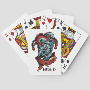 Fortune Favours The Bold Playing Cards