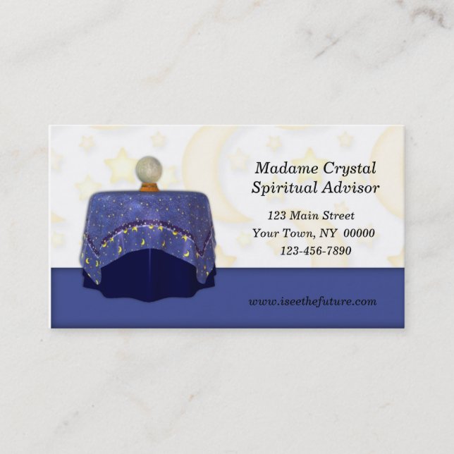 Fortune Teller Business Card (Front)