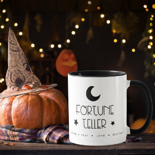 Fortune Teller Crescent Moon and Stars Coffee Mug