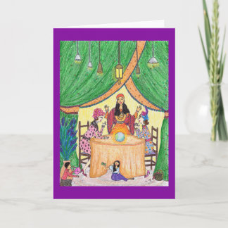 Fortune Teller Crystal Ball Greeting Card