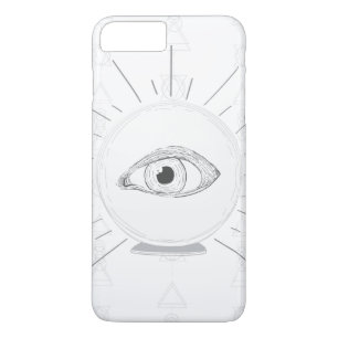 Fortune Teller Eye Seer Esoteric Crystal Ball Case-Mate iPhone Case