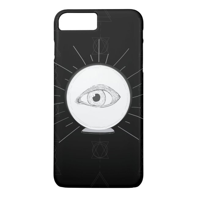 Fortune Teller Eye Seer Esoteric Crystal Ball Case-Mate iPhone Case (Back)