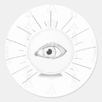 Fortune Teller Eye Seer Esoteric Crystal Ball
