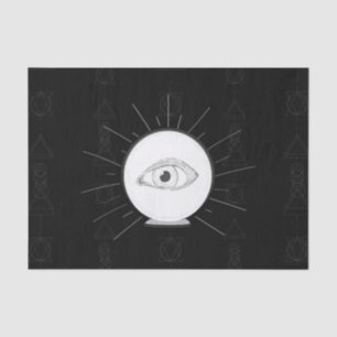 Fortune Teller Eye Seer Esoteric Crystal Ball Tissue Paper