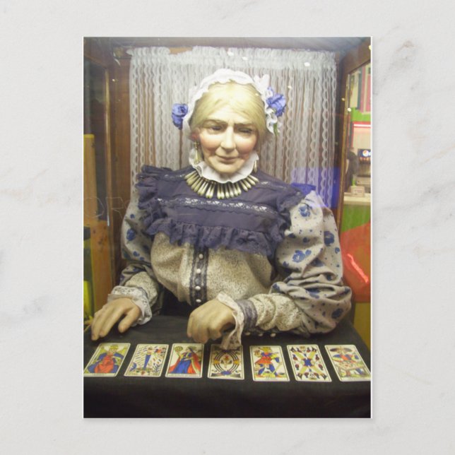 Fortune Teller from Santa Cruz Boardwalk Postcard (Front)