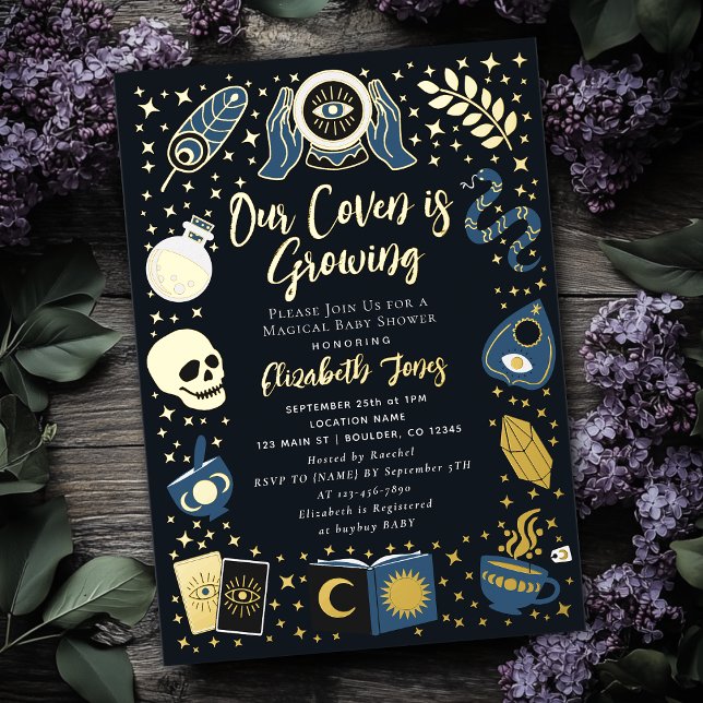 Fortune Teller Future Witchy Boy Baby Shower (Creator Uploaded)