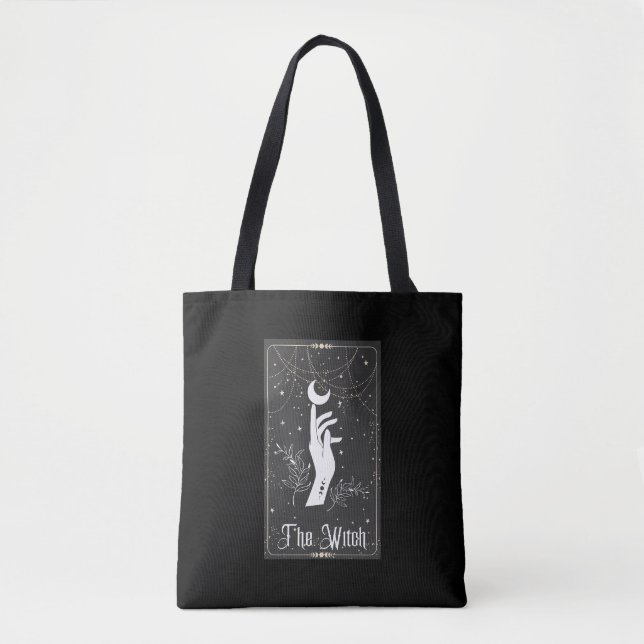 Fortune Teller Hand Tarot Tote Bag (Front)