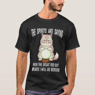 Fortune Teller House Cat with Crystal Ball Great R T-Shirt
