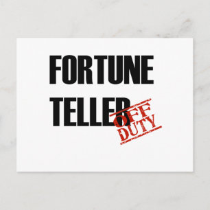 FORTUNE TELLER LIGHT POSTCARD