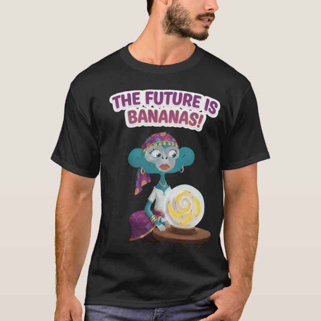 Fortune teller monkey T-Shirt (Front)