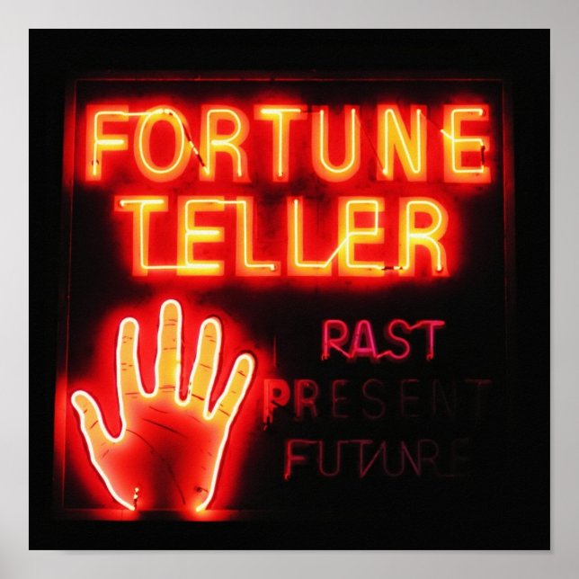 Fortune Teller - Past Present & Future Poster (Front)