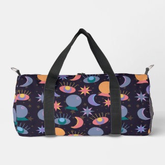 Fortune Teller Pattern Duffle Bag