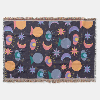 Fortune Teller Pattern Throw Blanket