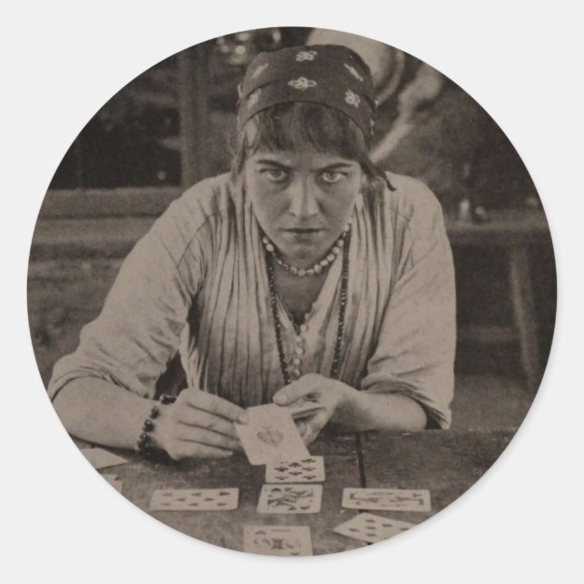 "Fortune Teller" Round Sticker Set (Front)