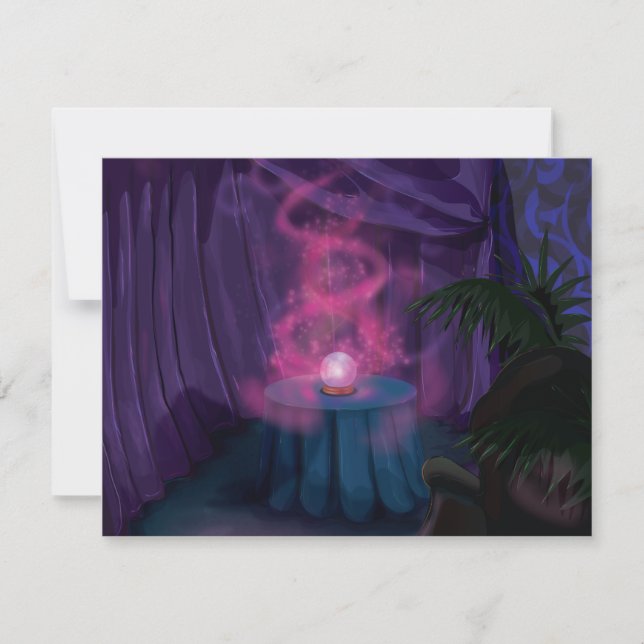 Fortune Tellers Tent Invitation (Front)