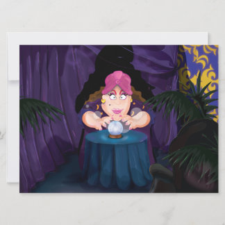 Fortune Tellers Tent Invitation