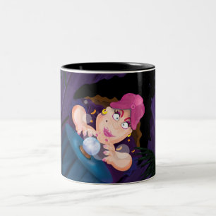 Fortune Tellers Tent Two-Tone Coffee Mug