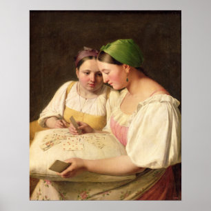 Fortune-Telling, 1842 Poster