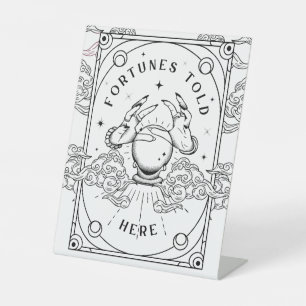 Fortunes Told Here Pedestal Sign