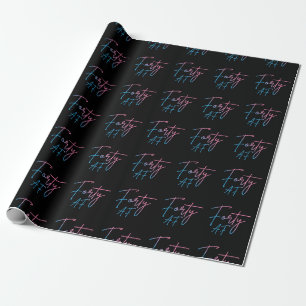 Forty AF II - Birthday Gift Wrapping Paper