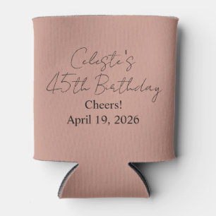 Forty birthday party can cooler favours. Personali