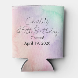 Forty birthday party can cooler favours. Personali