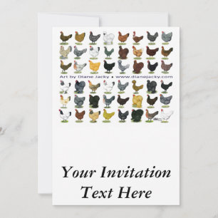 Forty-eight Hen Promo Invitation