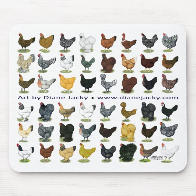 Forty-eight Hen Promo Mouse Pad (Front)
