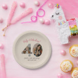 Forty & Fabulous Custom Photo 40th Birthday  Paper Plate<br><div class="desc">Serve your celebration meal on our personalized "Forty & Fabulous" paper plates! These custom party plates feature your favourite photos beautifully integrated within the large "40" numerals, making every course a visual celebration of this milestone birthday. Perfect for appetizers, main dishes, or desserts, these plates add a personal touch to...</div>