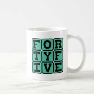Forty Five, Number 45 Coffee Mug