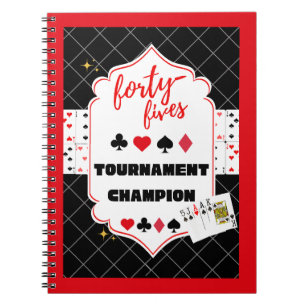 Forty Fives Tournament Scorekeeping Notebook