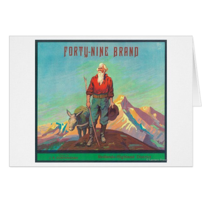 Forty Nine Orange LabelRedlands, CA (Front Horizontal)