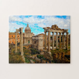Forum Romain, Rome, Italie. Jigsaw Puzzle