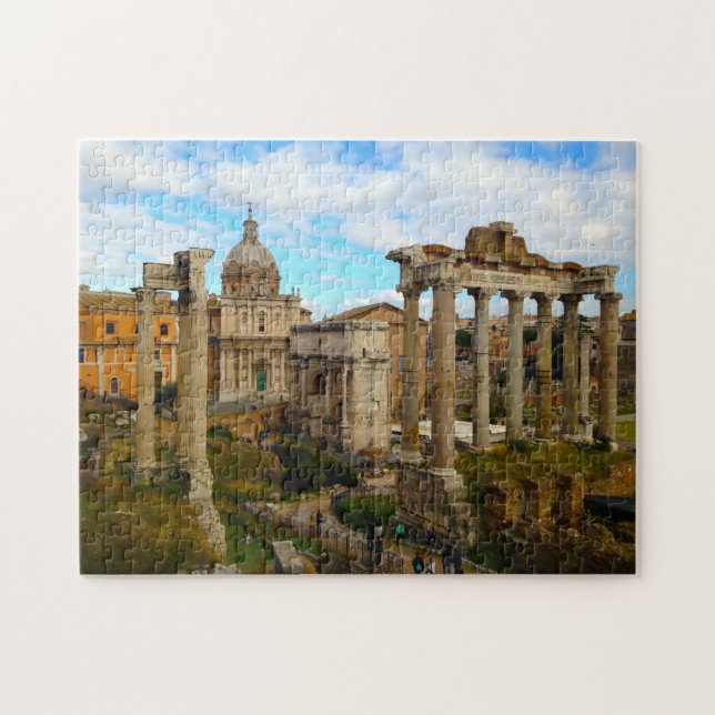 Forum Romain, Rome, Italie. Jigsaw Puzzle (Horizontal)