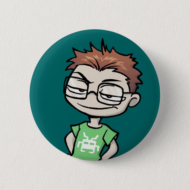 Forumwarz Hacker Button (Front)