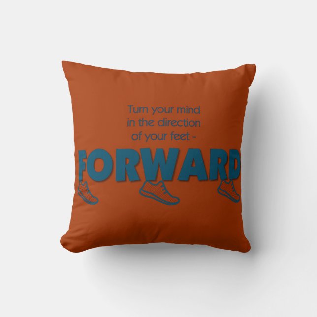 FORWARD Collection Throw Pillow (Front)