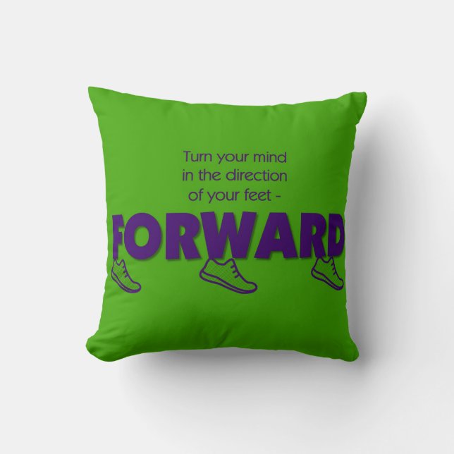 FORWARD Collection Throw Pillow (Front)