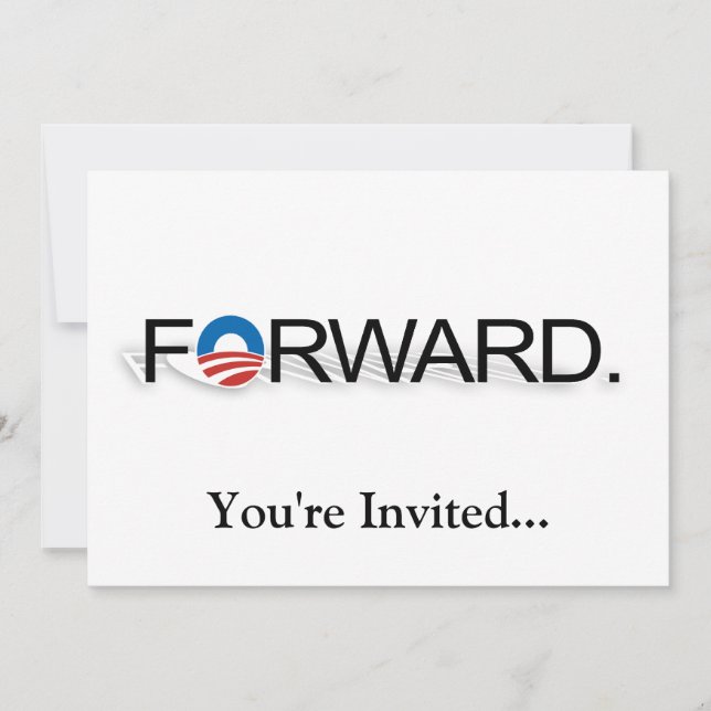 Forward for Obama 2012 Invitation (Front)