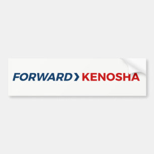Forward Kenosha Bumper Sticker