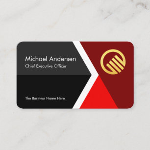 Forward Moving Arrow To Success CEO Business Card