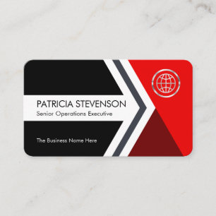 Forward Moving Arrowhead To Success Business Card