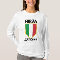 Forza Azzurri Italy Flag Soccer
