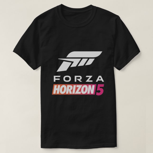 Forza Horizon 5 Logo White True 4k Premium T-Shirt (Design Front)