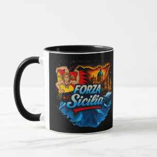 FORZA Sicilia A Tribute to Sicilian Resilience Mug