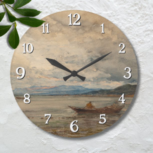 Fos, Environs De Martigues – Félix Ziem Large Clock