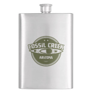 Fossil Creek Arizona Kayaking Hip Flask