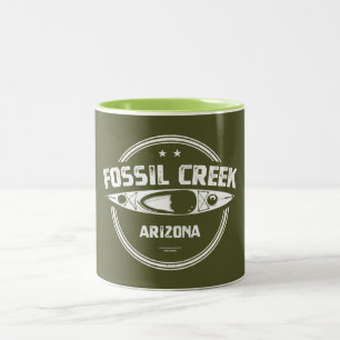 Fossil Creek Arizona Kayaking Two-Tone Coffee Mug