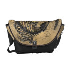 Fossil Dinosaur medium Rickshaw messenger bag